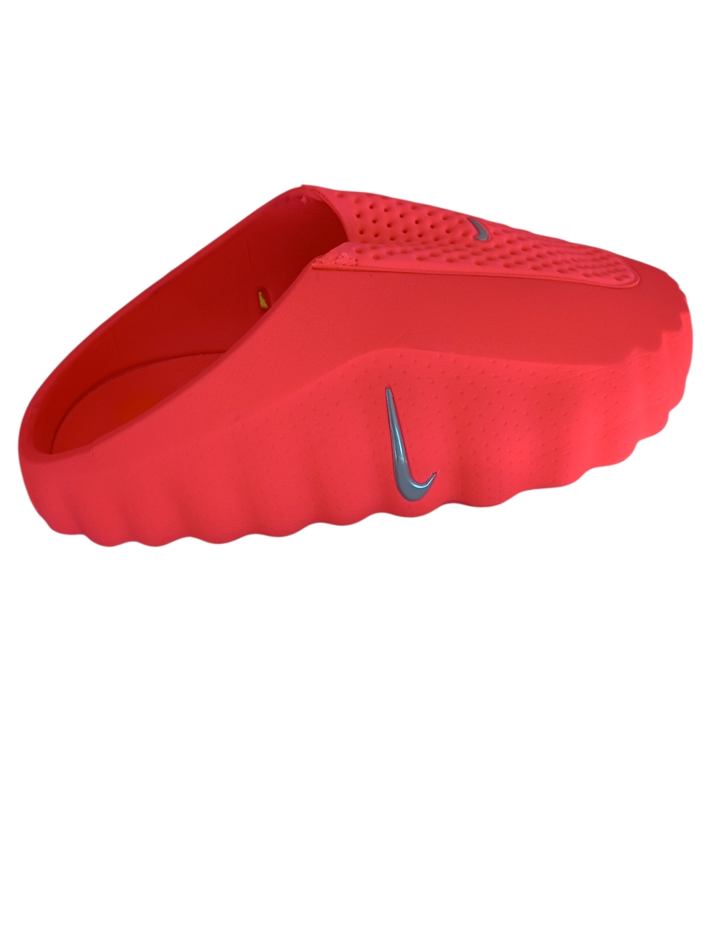 Nike Red Slip-On Slide with Swoosh